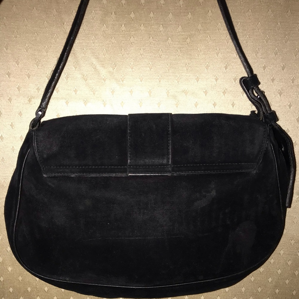 Salvatore Ferragamo suede black handbag - Picture 3 of 3